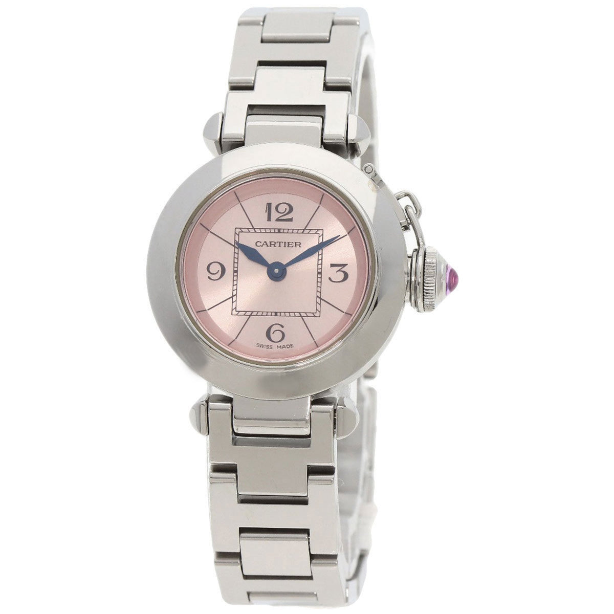Gebrauchte Cartier W3140008 Miss Pasha Uhr Edelstahl SS Damen CARTIER 
