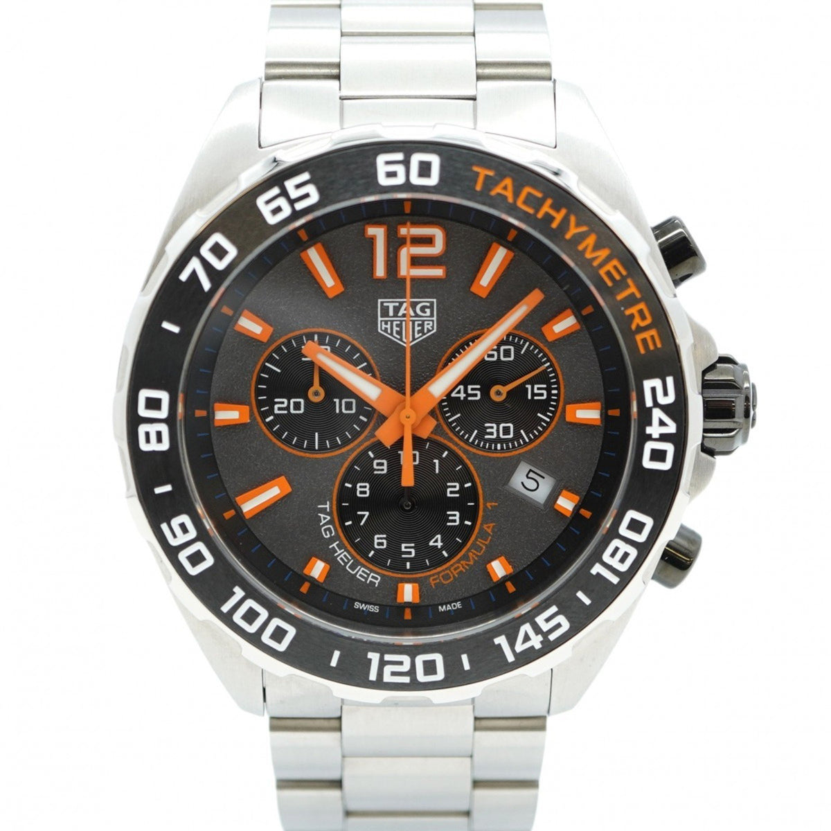 Gebrauchte TAG Heuer Formula 1 CAZ101AH Herrenuhr mit grauem Zifferblatt 