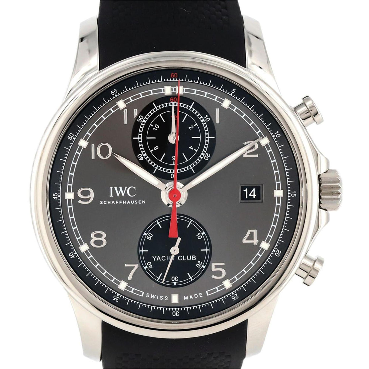 Gebrauchte IWC Portuguese Yacht Club Chronograph IW390503 SS Armbanduhr Automatik 
