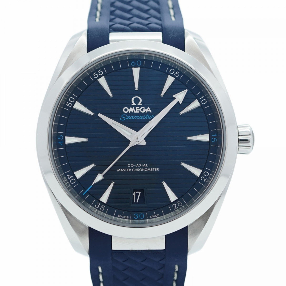 Pre-Owned Omega Seamaster 220.12.41.21.03.001 Blue Dial Men's Watch