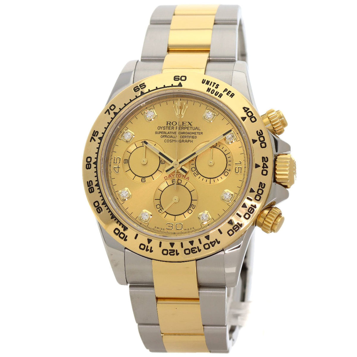 Pre-Owned Rolex Cosmograph Daytona 116503G Stainless Steel/18K White Gold Men's Watch