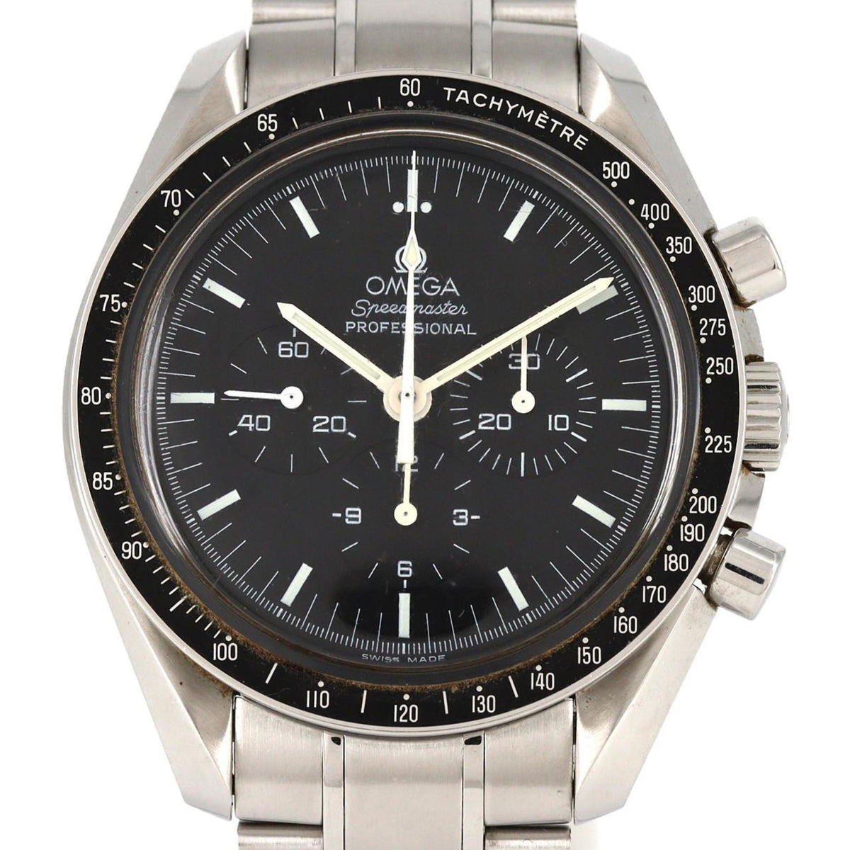Pre-Owned Omega Speedmaster Pro 3570.50 Stainless Steel Watch, Manual Winding