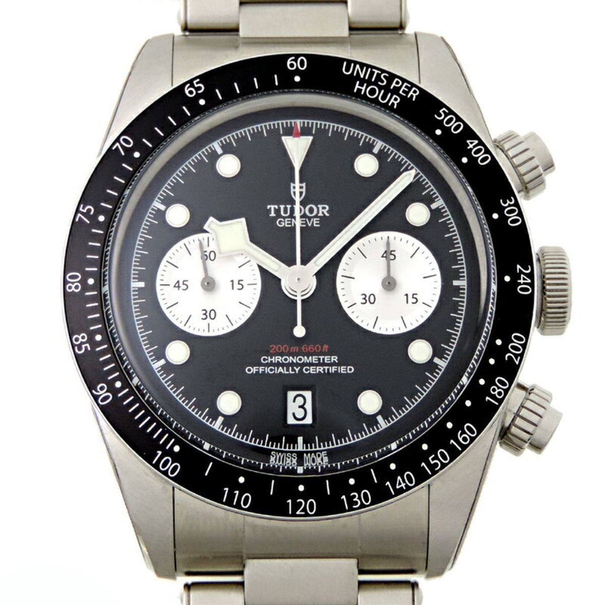 Gebrauchte Tudor Black Bay Chrono Herrenuhr 79360N 