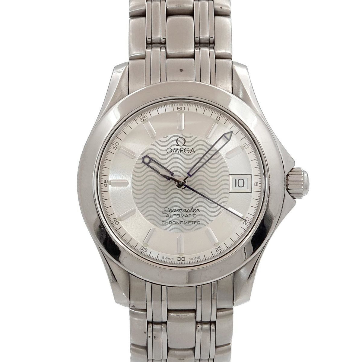 Gebrauchte OMEGA Seamaster 120 Chronometer 2501 31 Herrenuhr Silber Datum Automatik Selbstaufzug 