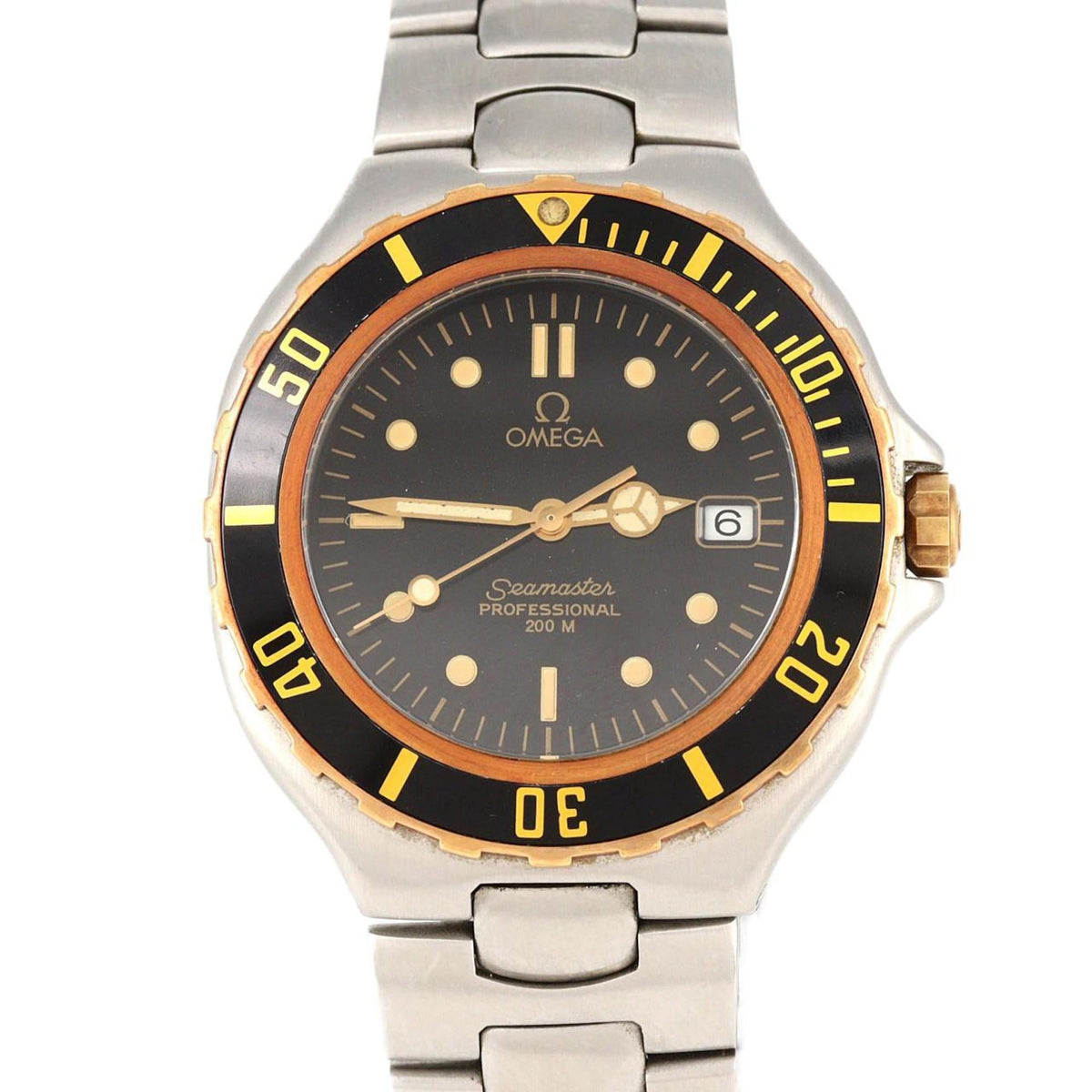 Pre-Owned Omega Seamaster Pro Two-tone SSxYG Quartz Watch