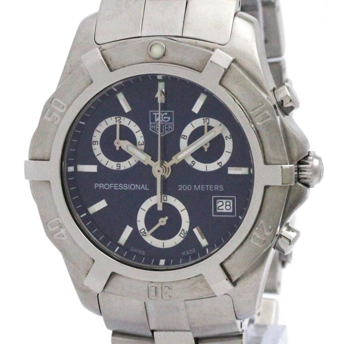 Pre-Owned TAG HEUER 2000 Exclusive Chronograph Quartz Mens Watch CN111G