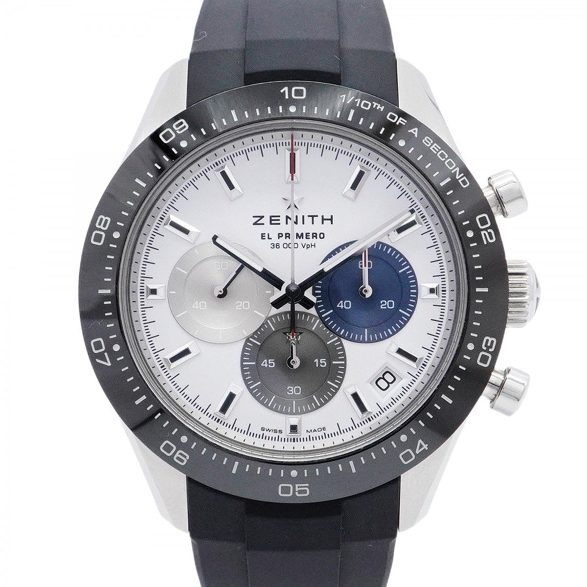 Gebrauchte Zenith Chronomaster 03.3100.3600 69.M3100 Herrenuhr mit weißem Zifferblatt 