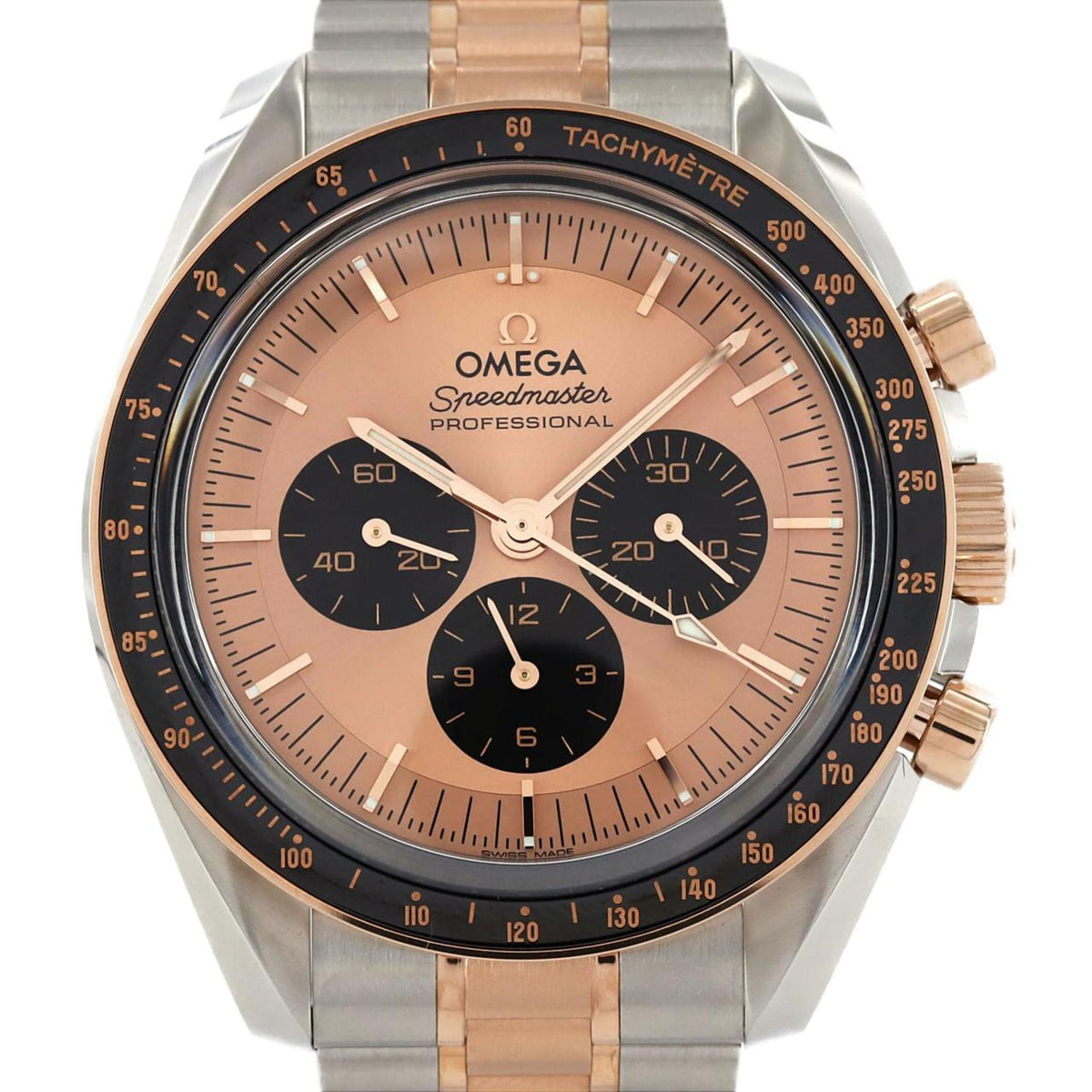 Gebrauchte Omega Speedmaster Moonwatch Professional PG Combi 310.20.42.50.99.001 SSxPG Uhr Handaufzug 