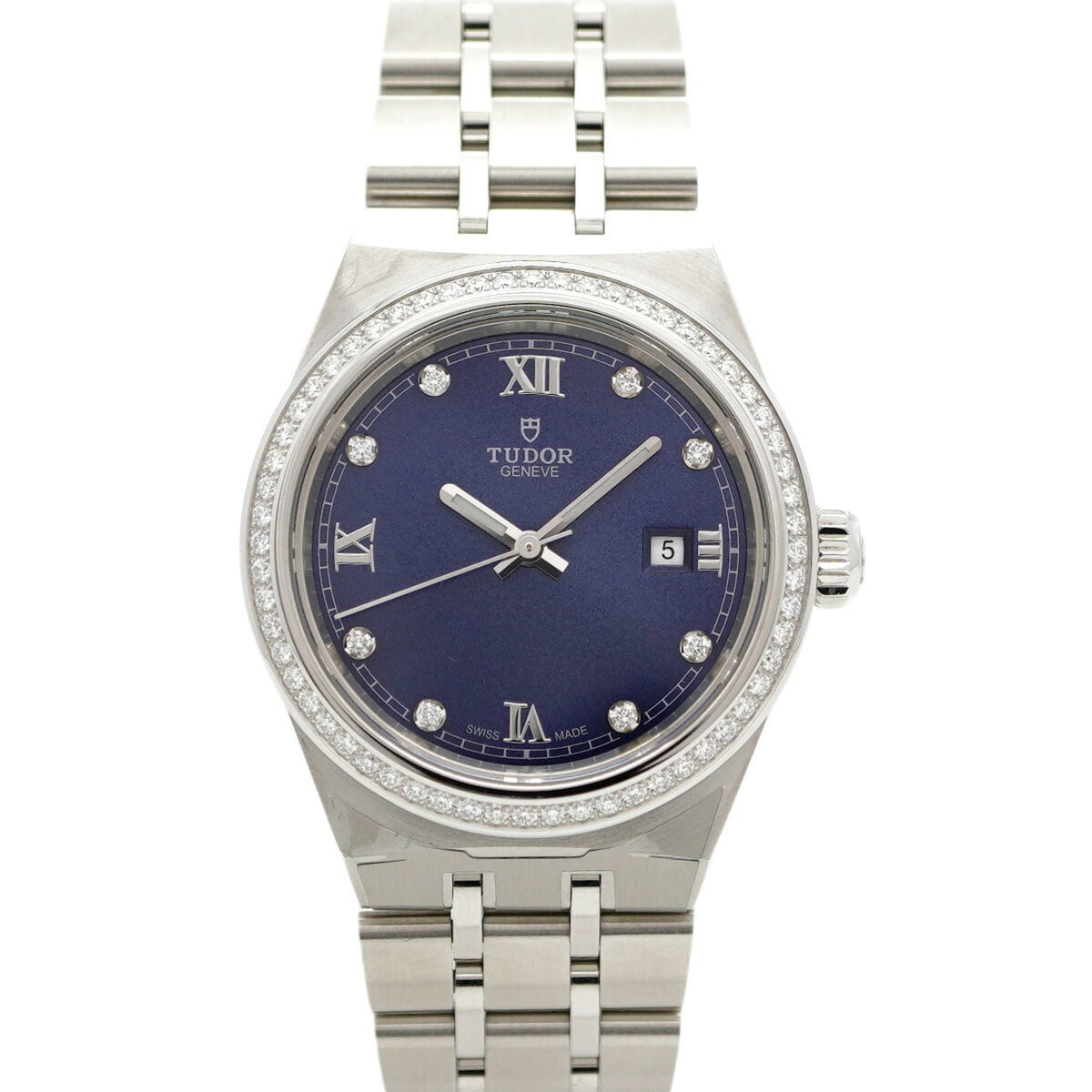 Pre-Owned Tudor Royal 28320 Blue Dial Women's Watch