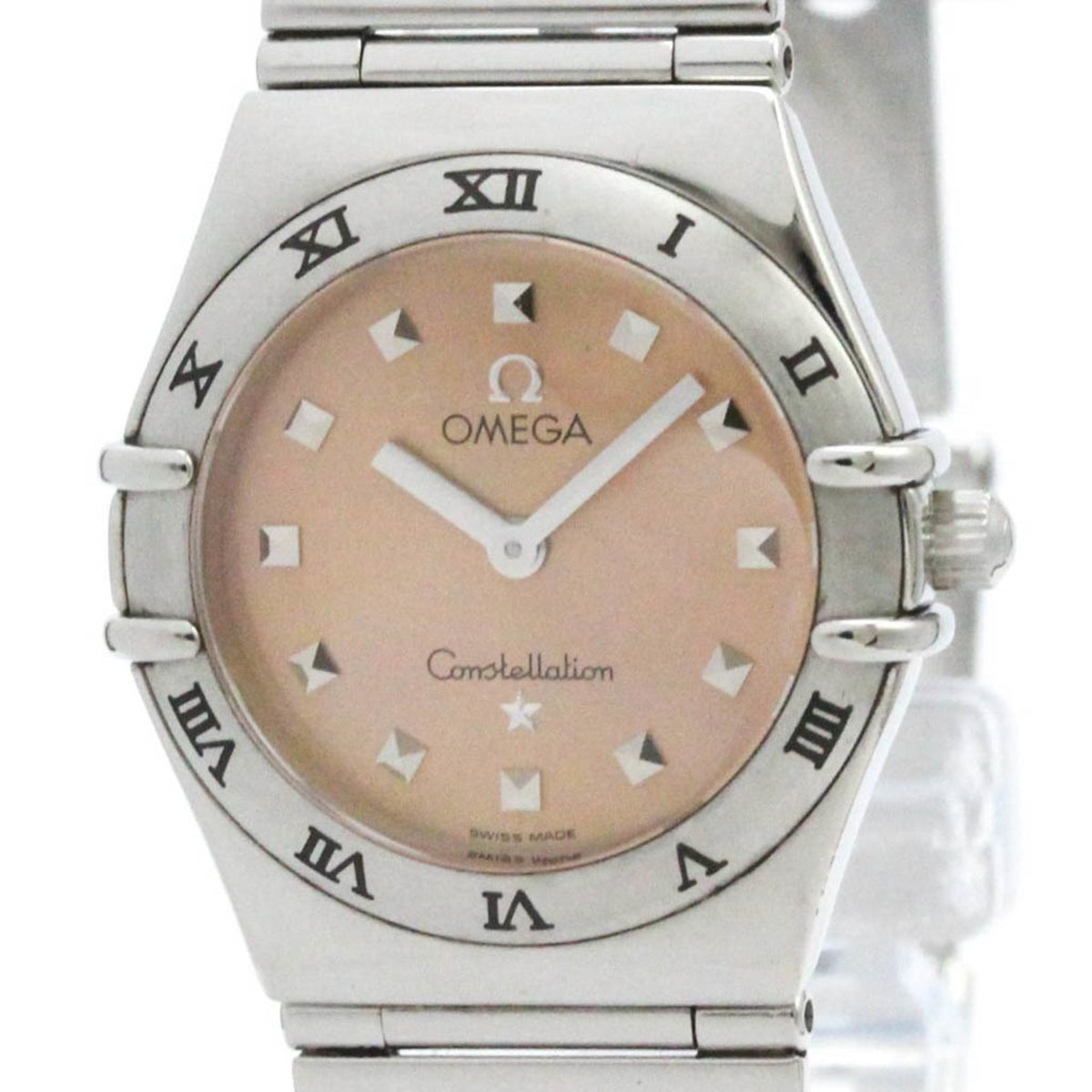 Gebrauchte polierte OMEGA Constellation My Choice Quarz-Damenuhr 1561.61 BF578316 