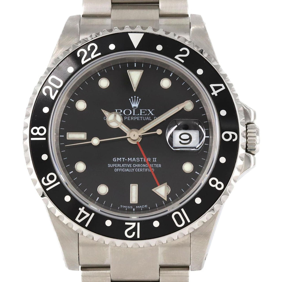 Gebrauchte Rolex GMT Master 16710 SS Automatikuhr Y Seriennummer 