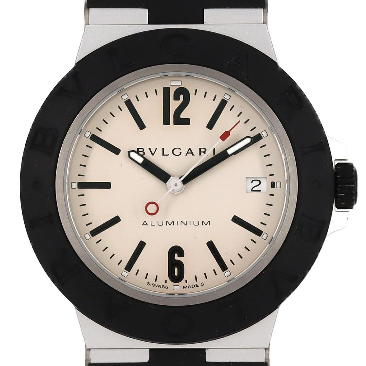 Gebrauchte BVLGARI Aluminium BB40AT 103382 Uhr Automatik 