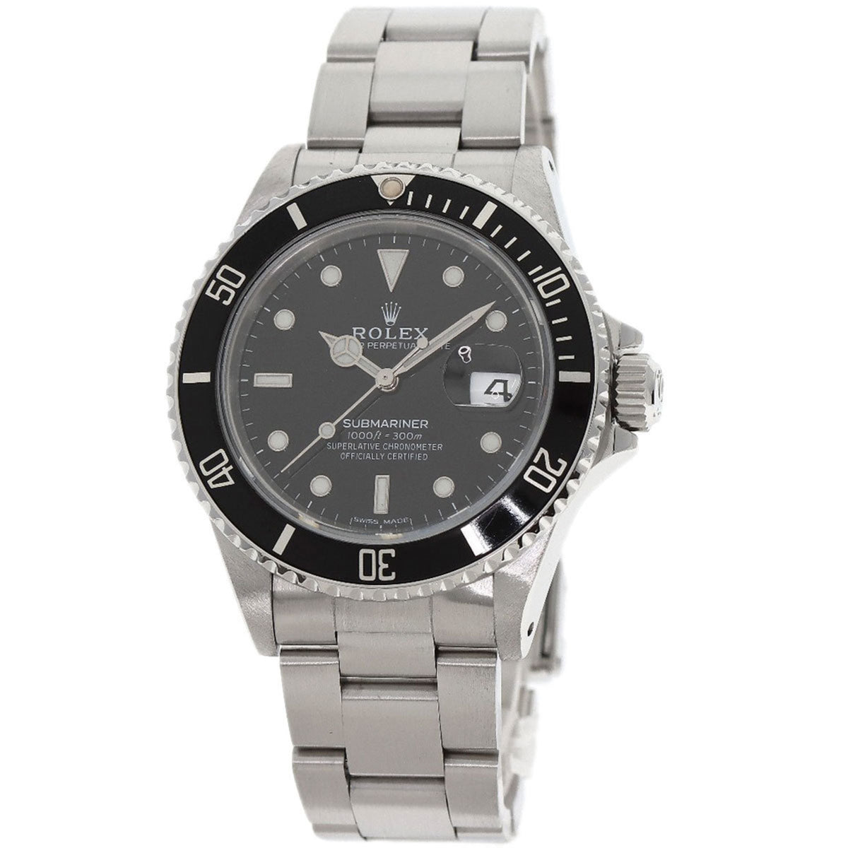 Gebrauchte Rolex 16800 Submariner Triple Zero Bordered Uhr Edelstahl SS Herren ROLEX 