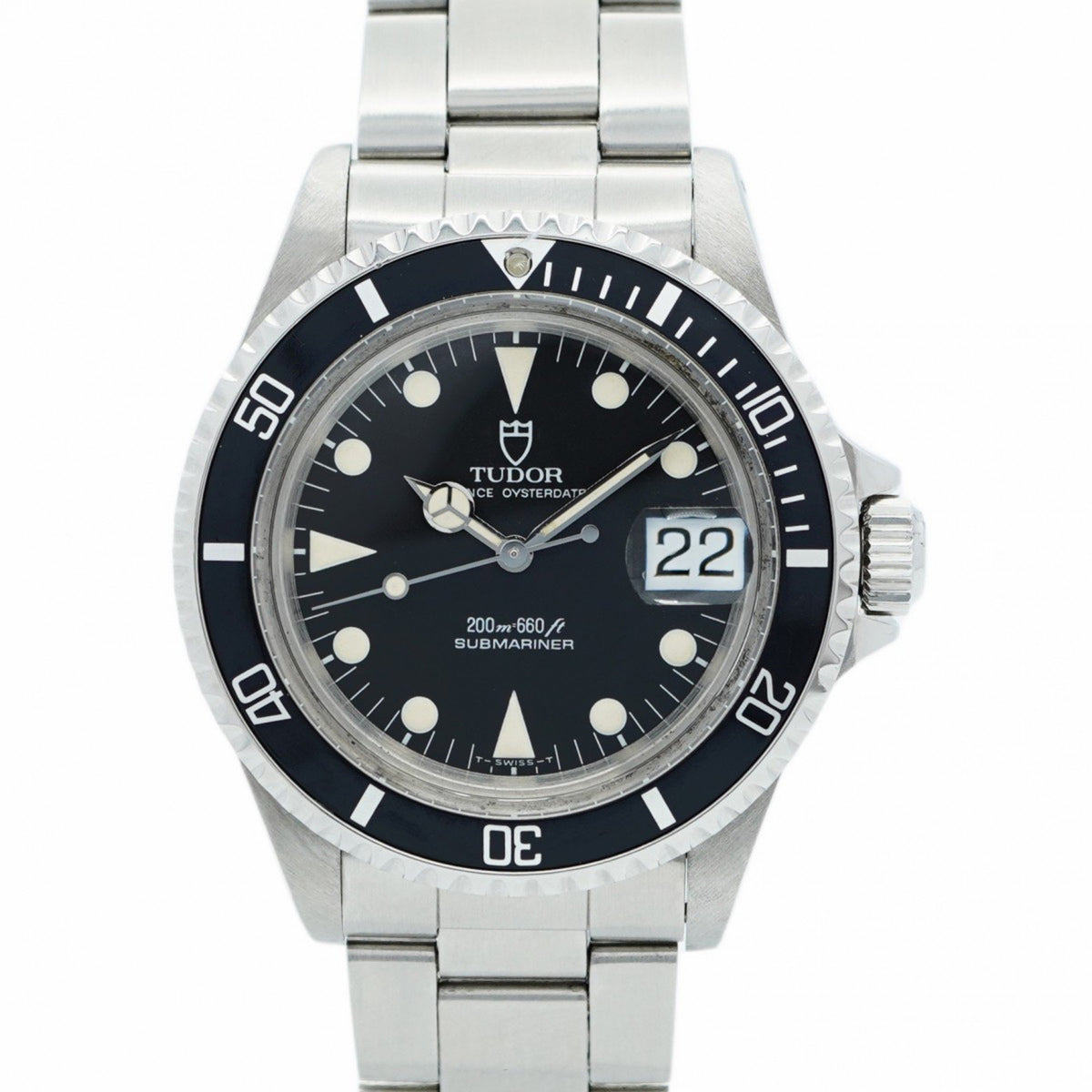 Pre-Owned Tudor Submariner 79090 Black Dial Men's Watch