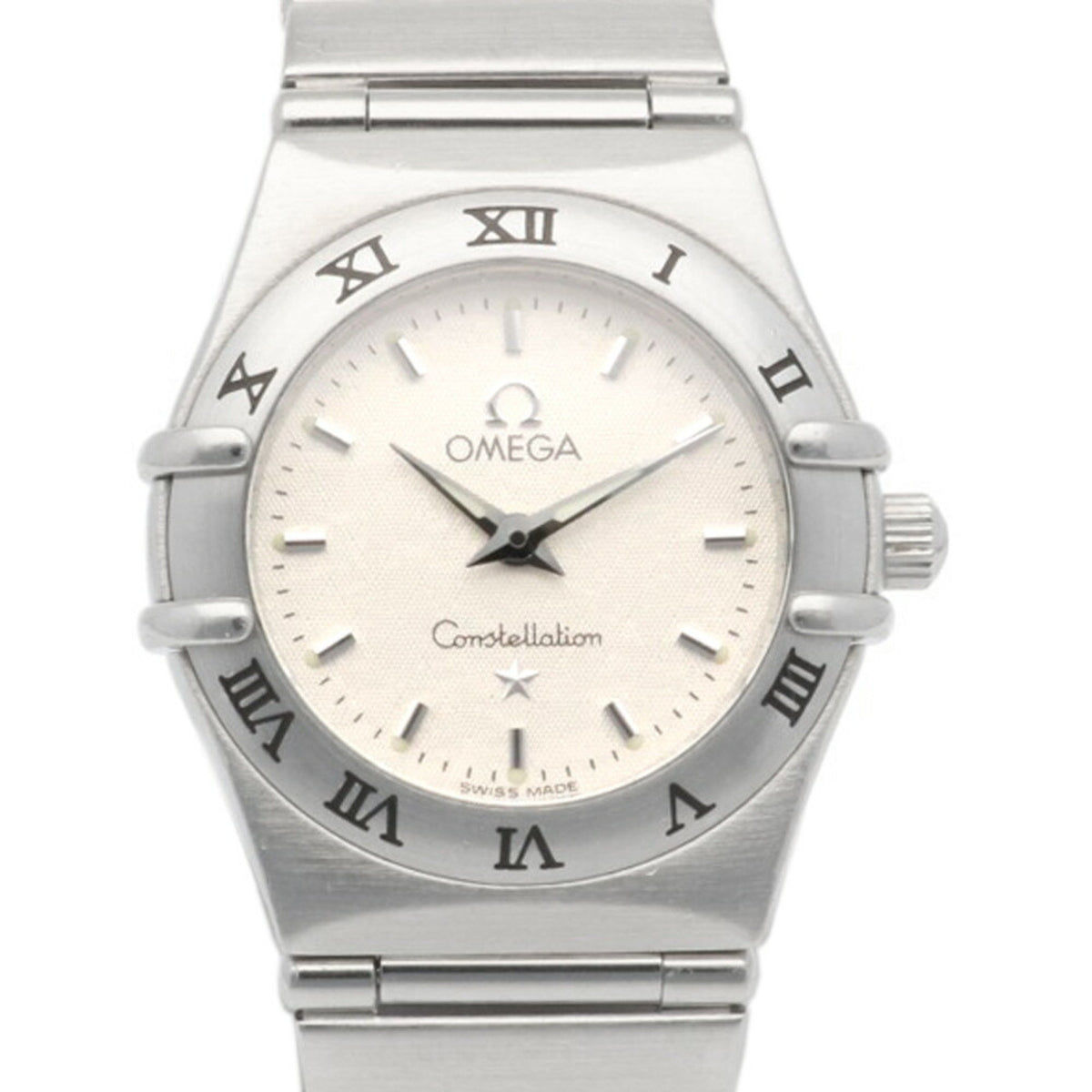 Gebrauchte OMEGA Constellation Uhr Edelstahl Quarz Damen 