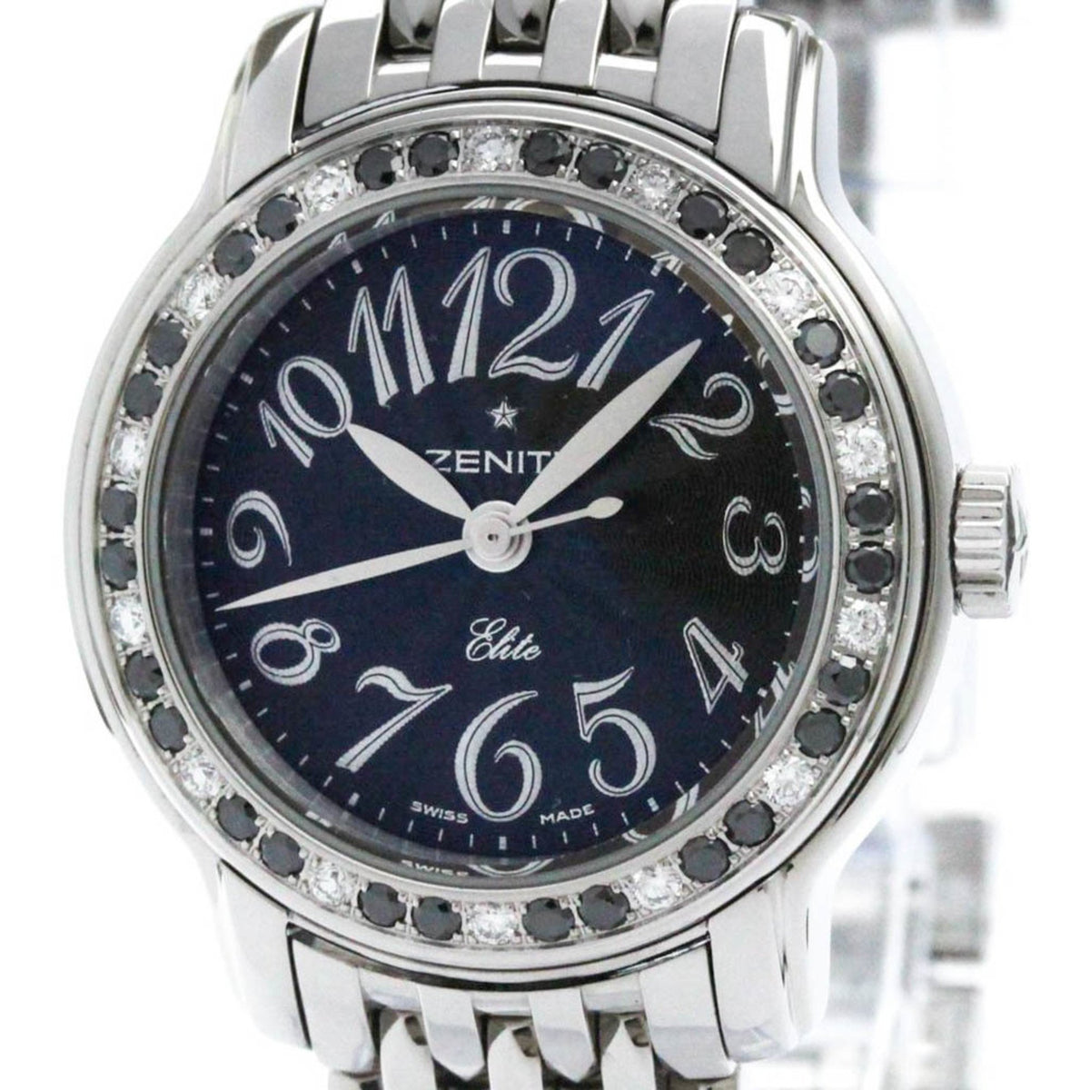 Gebrauchte ZENITH Baby Star Daimond Edelstahl Automatikuhr 16.1221.67 BF571674 