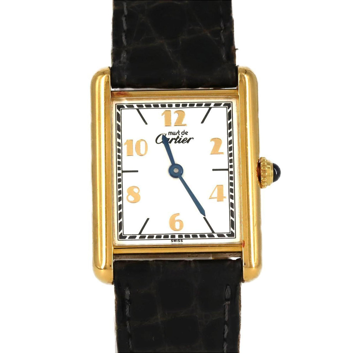 Pre-Owned Cartier Must Tank 1925 LM GP W1008254 Quartz Watch