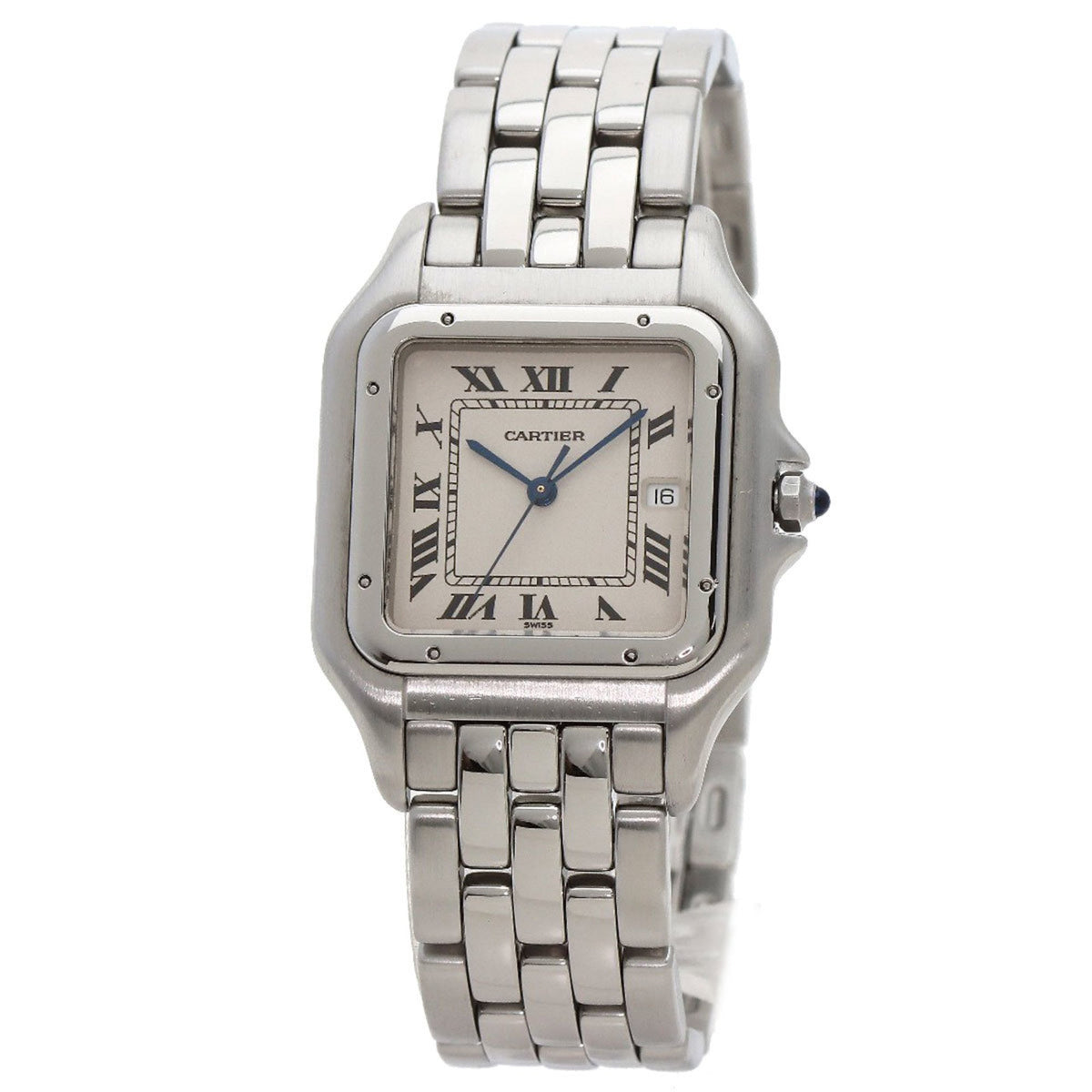 Gebrauchte Cartier W25032P5 Panthere LM Uhr Edelstahl SS Herren CARTIER 