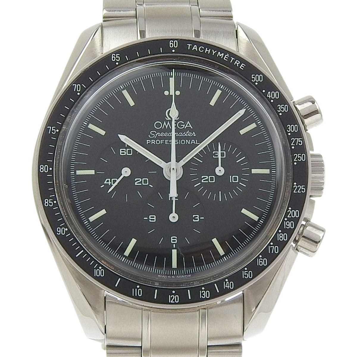Pre-Owned OMEGA Speedmaster Professional Watch 3570.50 Stainless Steel 2010 Manual Winding Chronograph Black Dial Men's