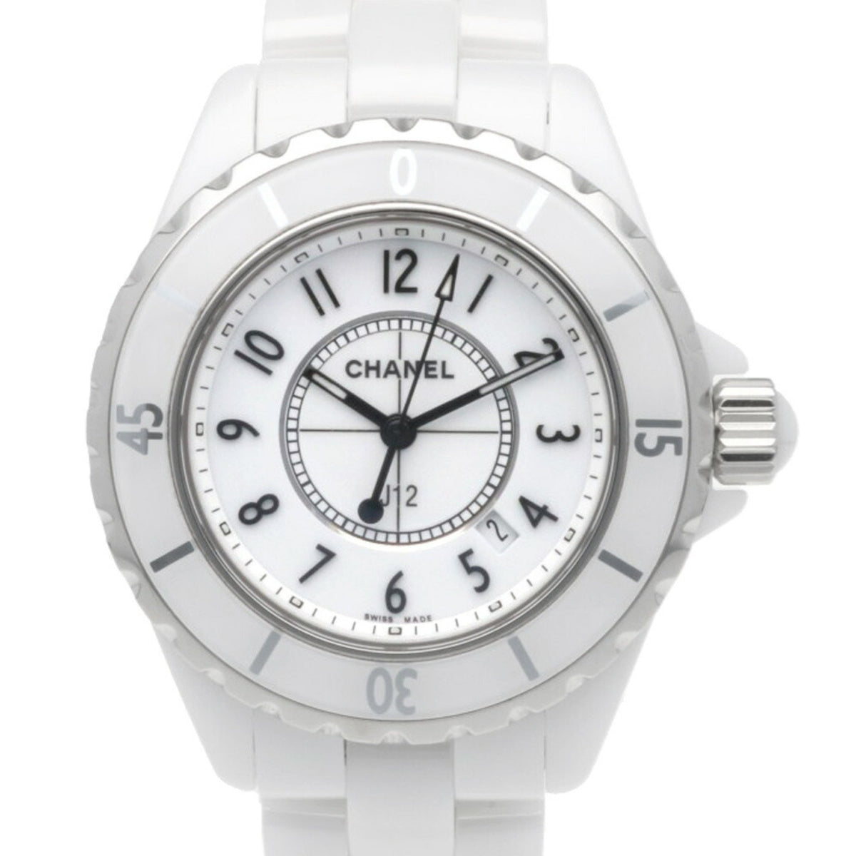 Pre-Owned Chanel J12 Watch, Stainless Steel, H0968, Quartz, Women's, CHANEL