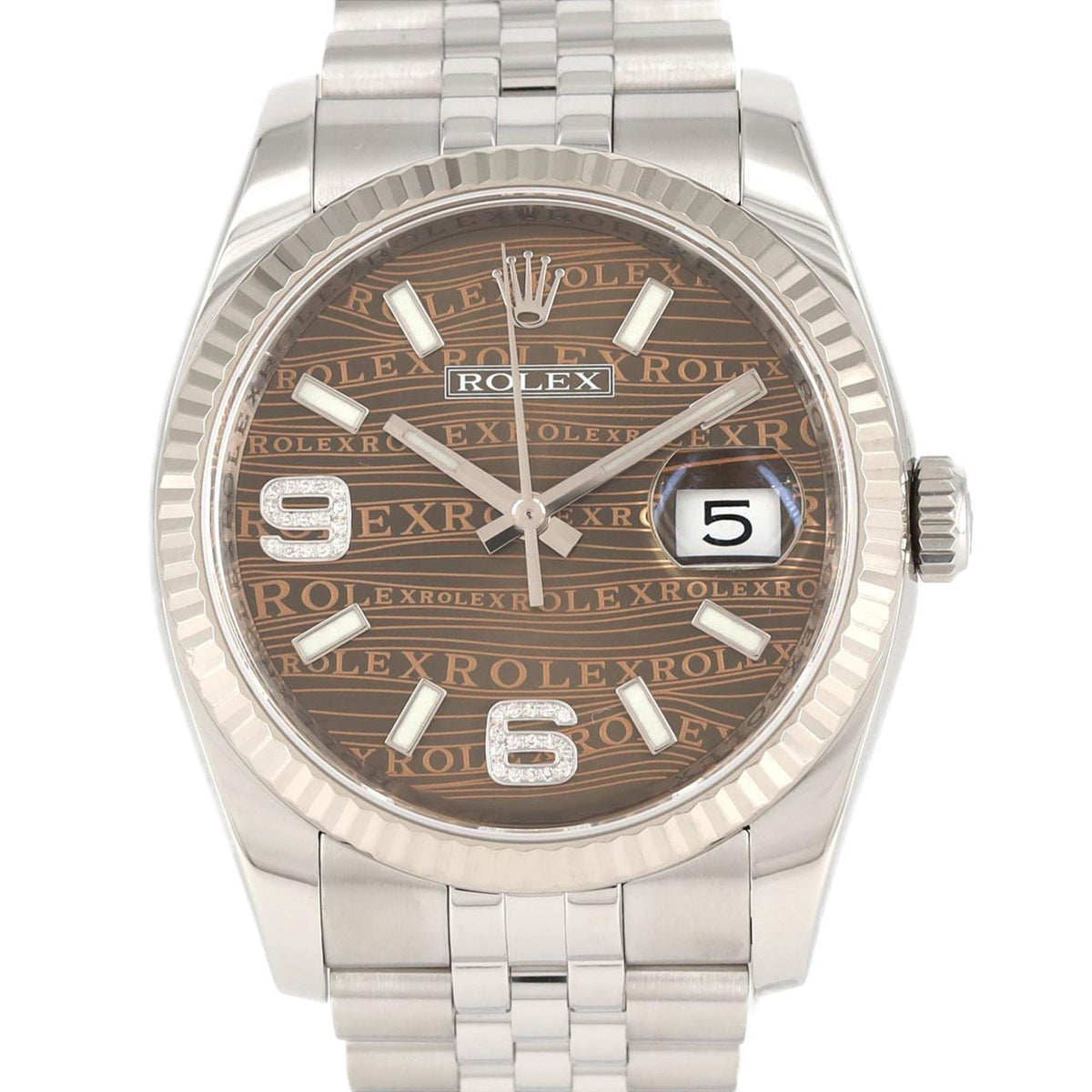 Gebrauchte Rolex Datejust 116234 SSxWG Uhr Automatik Zufallszahl 