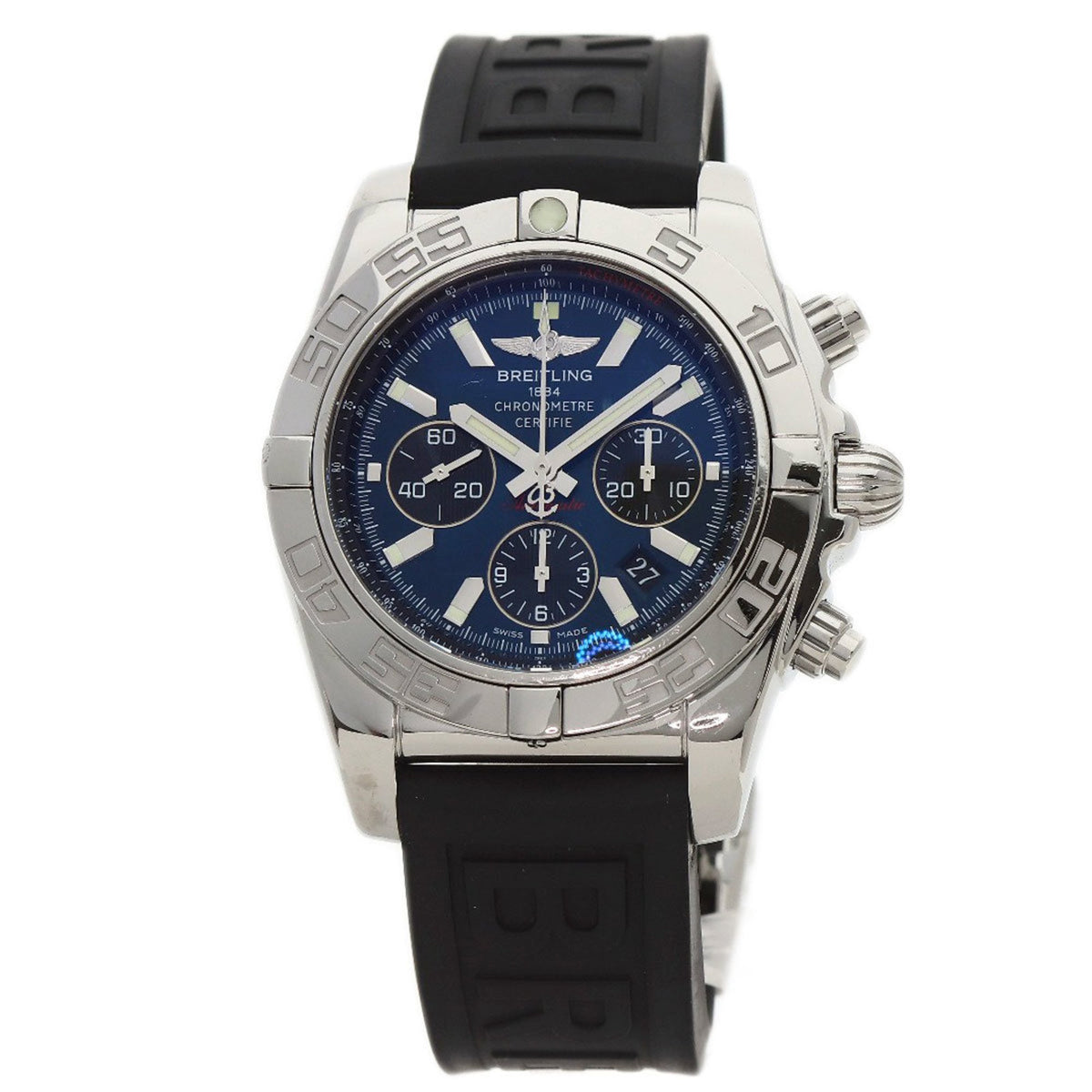 Gebrauchte BREITLING AB0110 Chronomat 44 Uhr Edelstahl Kautschuk Herren 