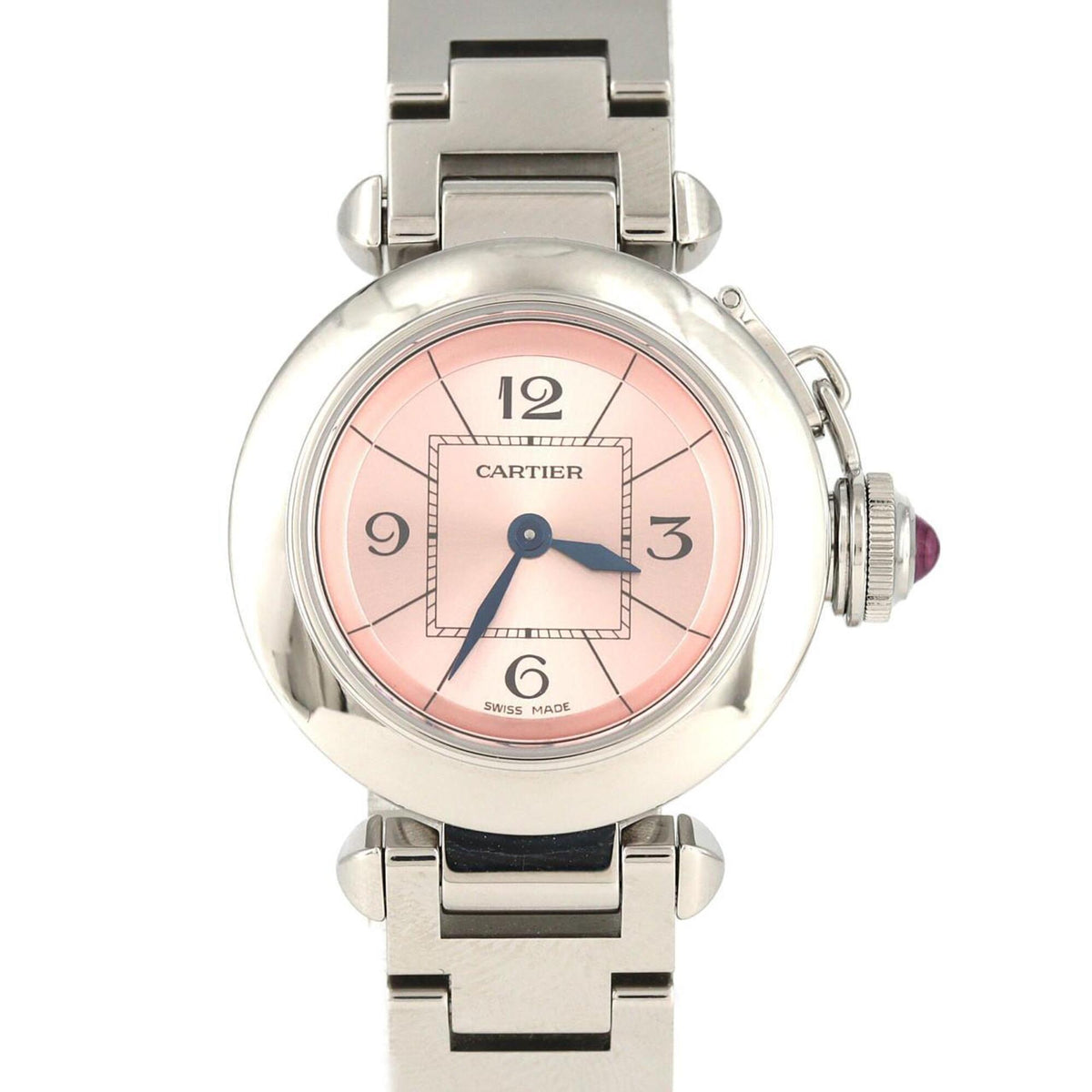 Pre-Owned Cartier Miss Pasha W3140008 SS Quartz Watch