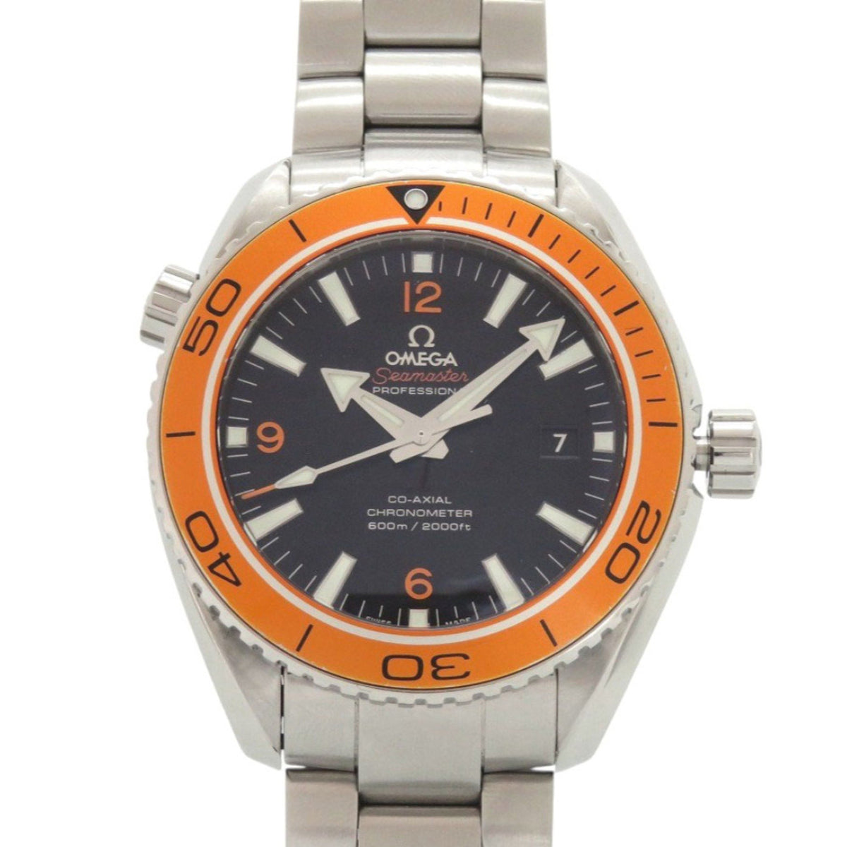 Pre-Owned Like New Omega Seamaster Planet Ocean 232.30.46.21.01.002 Stainless Steel Black Dial Automatic Watch 0325 OMEGA