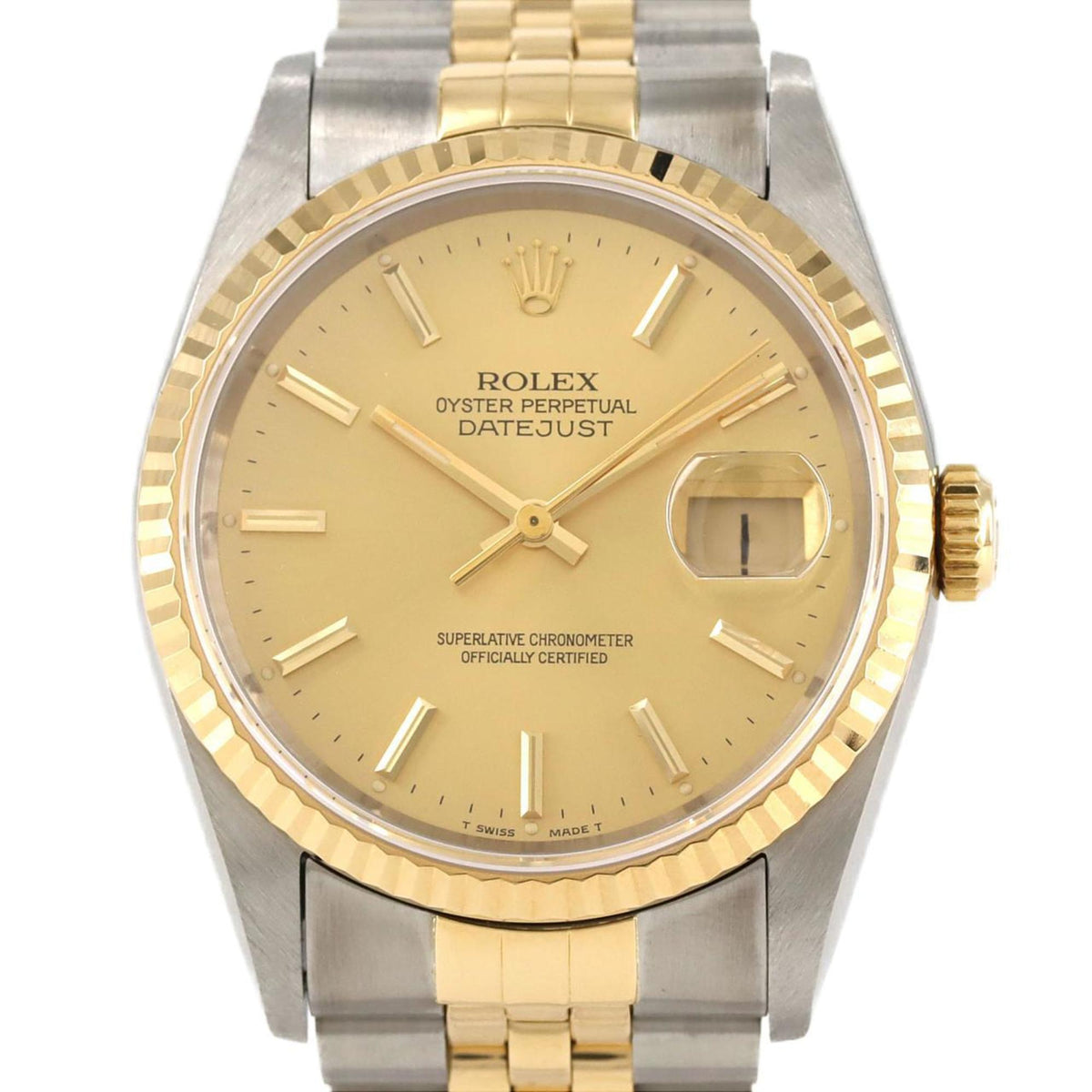 Gebrauchte Rolex Datejust 16233 SSxYG Automatikuhr, X-Serie 