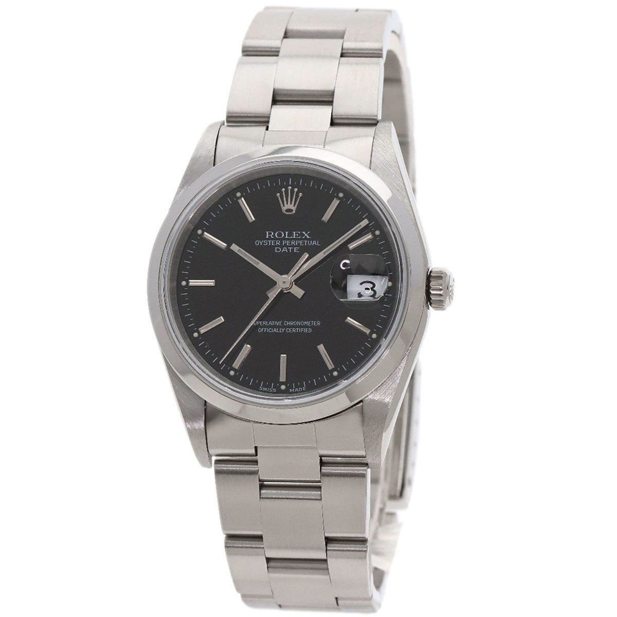 Gebrauchte Rolex 15200 Oyster Perpetual Date Uhr Edelstahl SS Herren ROLEX 