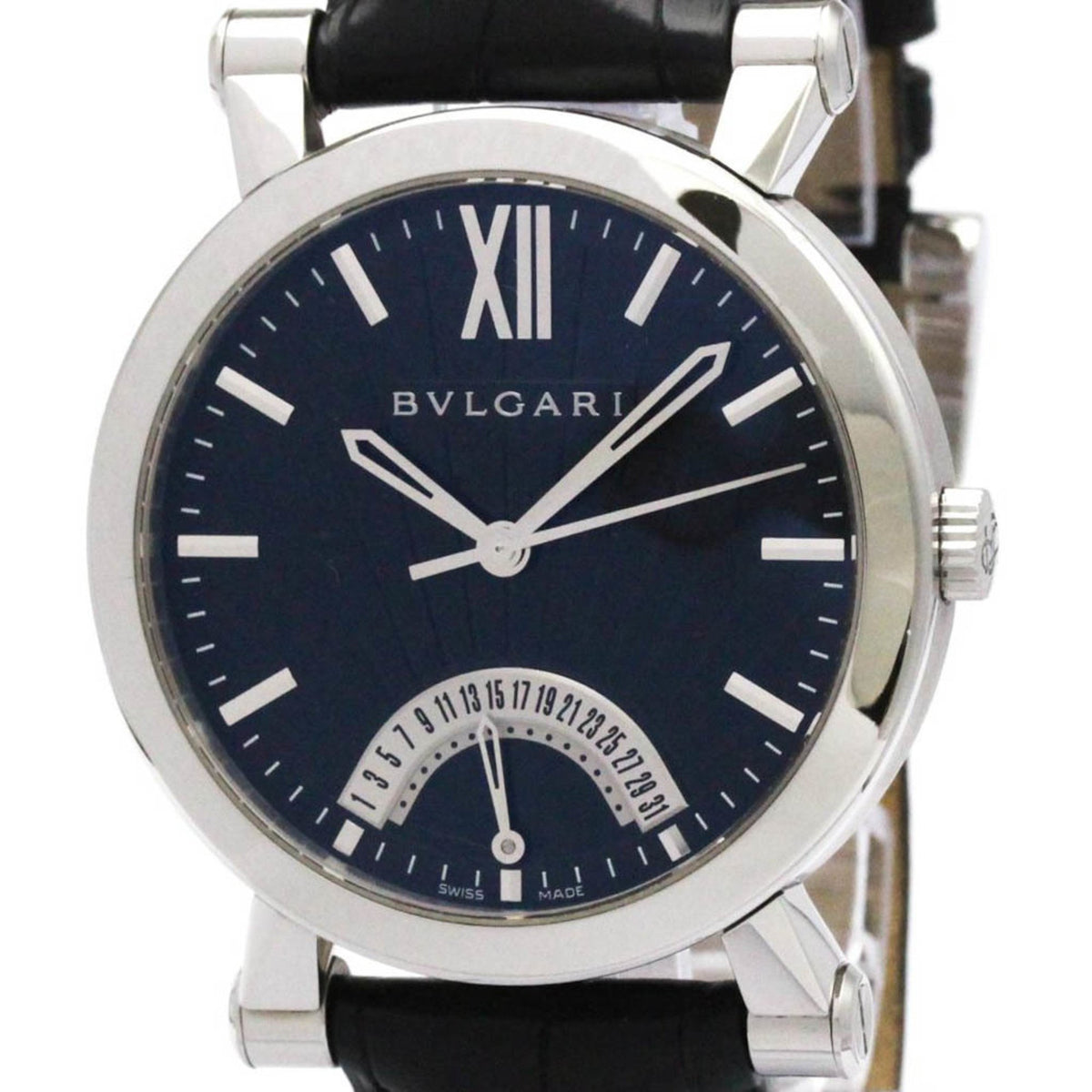 Pre-Owned BVLGARI Sotirio Bulgari Steel Automatic Mens Watch SB42SDR Polished