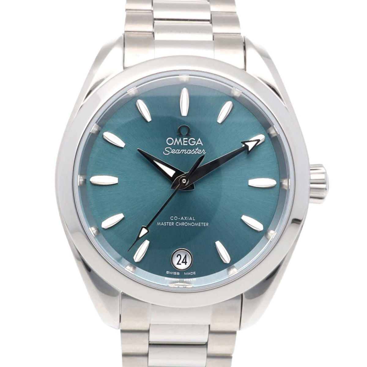 Pre-Owned Omega Seamaster Aqua Terra Shade Watch, Stainless Steel, Automatic, Overhauled and Polished, 84277XXX, Men's/Women's, Pre-Owned, 150M