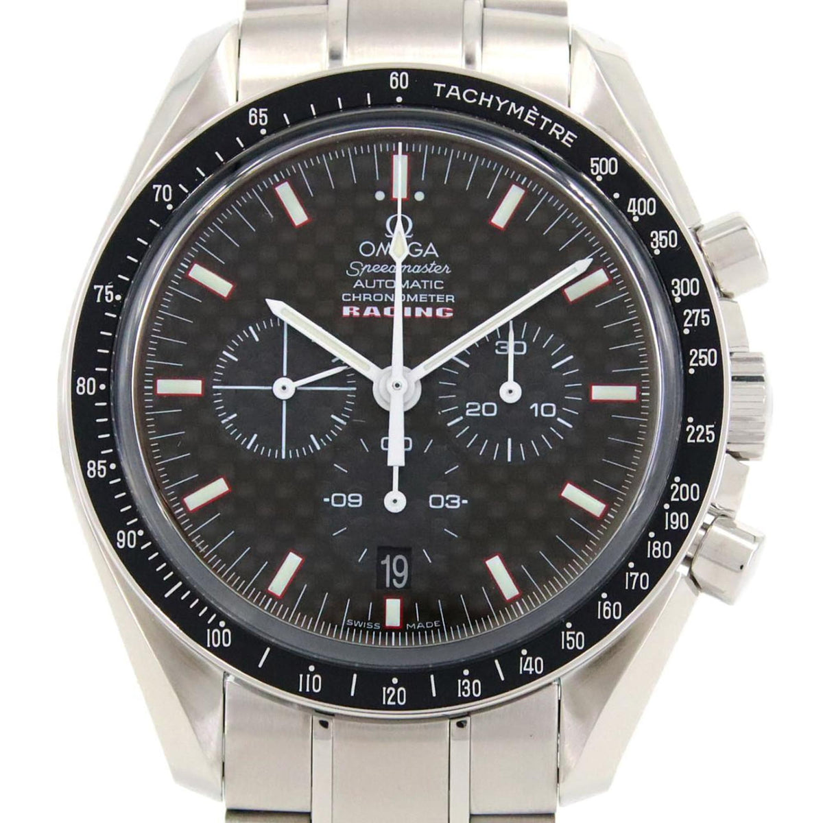 Pre-Owned Omega Speedmaster Racing 3552.59 Stainless Steel Automatic Watch