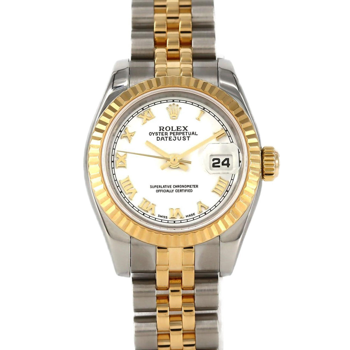 Gebrauchte Rolex Datejust 179173 SSxYG Automatikuhr F 