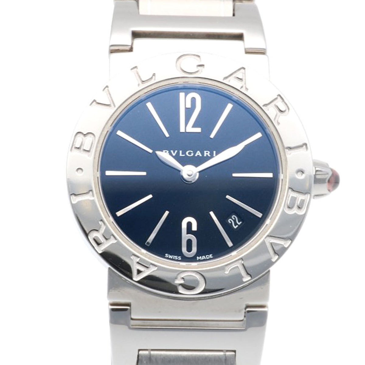 Pre-Owned BVLGARI Wristwatch BBL26S Stainless Steel Quartz Women's