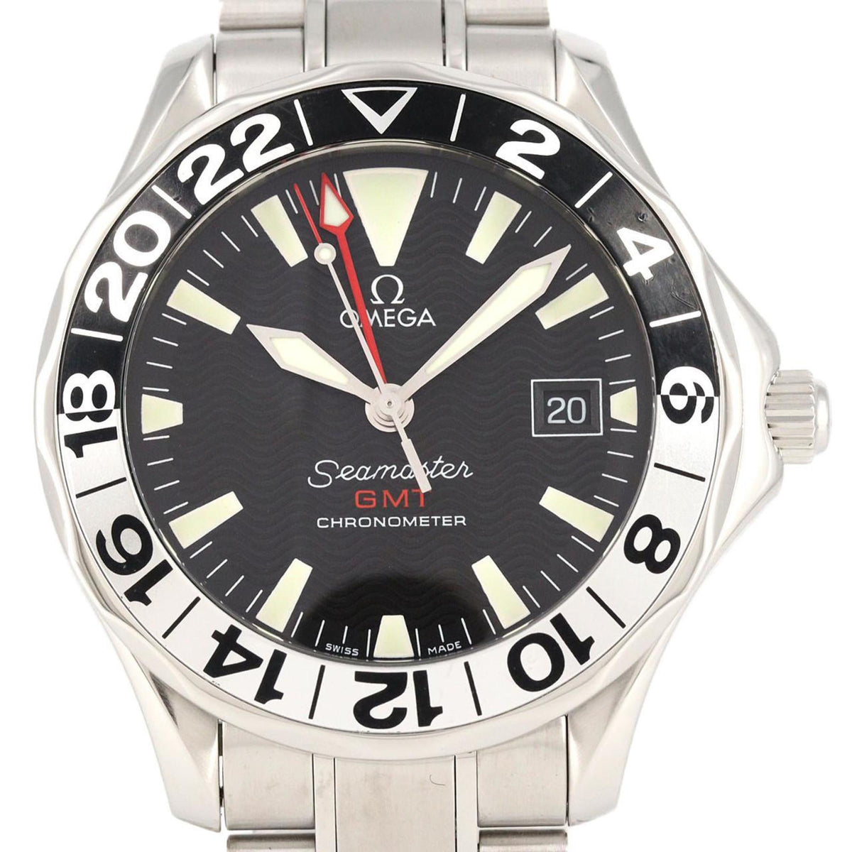 Pre-Owned Omega Seamaster GMT 50 Years 2234.50 Stainless Steel Automatic Watch