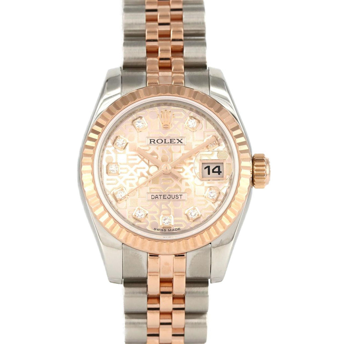 Gebrauchte Rolex Datejust 179171G SSxPG Automatikuhr, Zufallszahl 