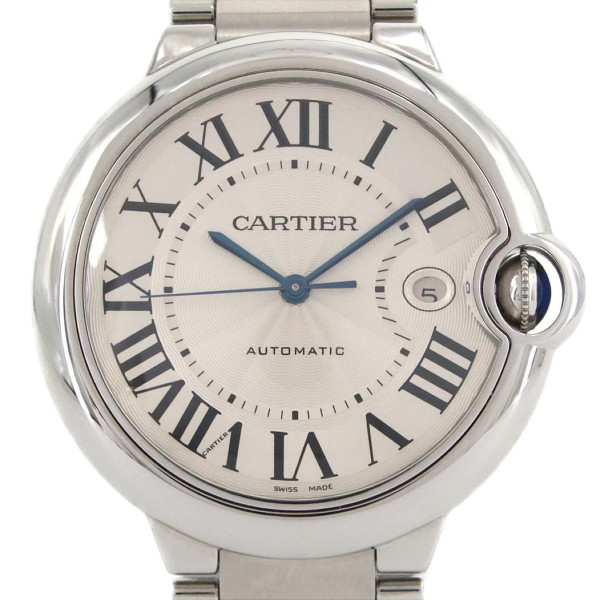 Pre-Owned Cartier Ballon Bleu LM W69012Z4 Stainless Steel Automatic Watch