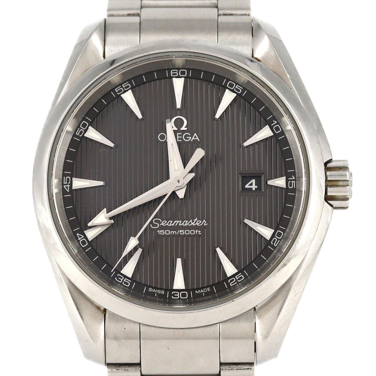Pre-Owned Omega Seamaster Aqua Terra 231.10.39.61.06.001 Stainless Steel Quartz Watch