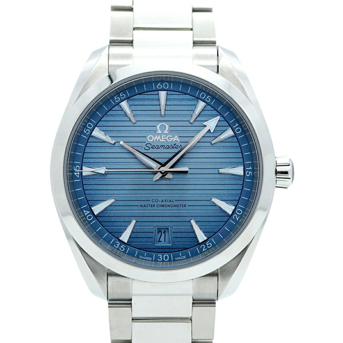 Pre-Owned Omega Seamaster 220.10.41.21.03.05 Blue Dial Men's Watch
