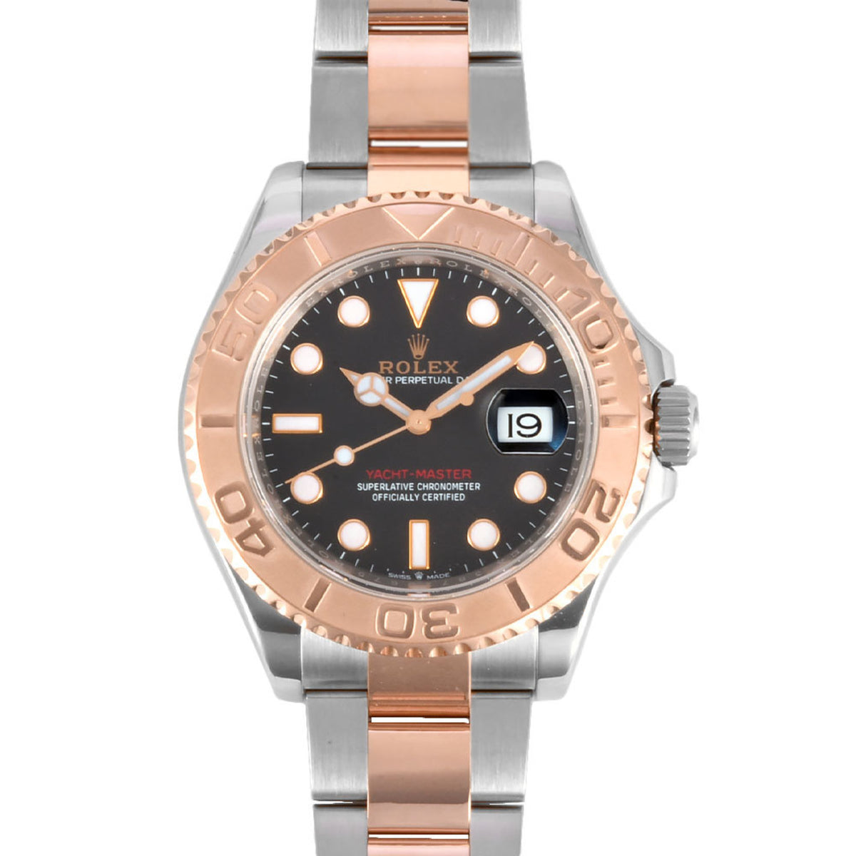 Gebrauchte ROLEX 126621 Yacht-Master Random Uhr Automatik Schwarzes Zifferblatt SS x PG Herren 