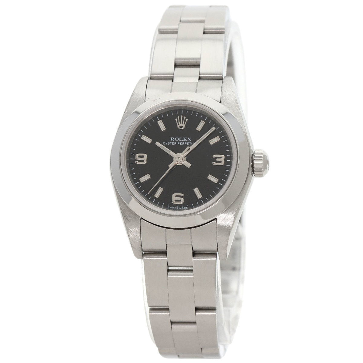 Gebrauchte Rolex 76080 Oyster Perpetual 369 Uhr Edelstahl/SS Damen ROLEX 