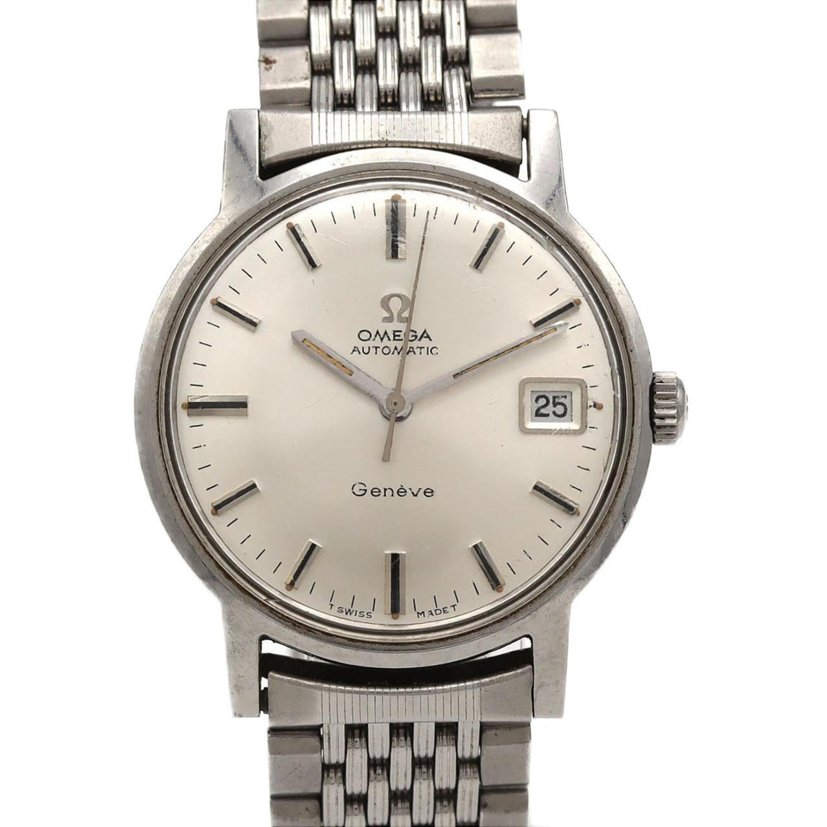 Pre-Owned Omega Geneve Stainless Steel Automatic Watch