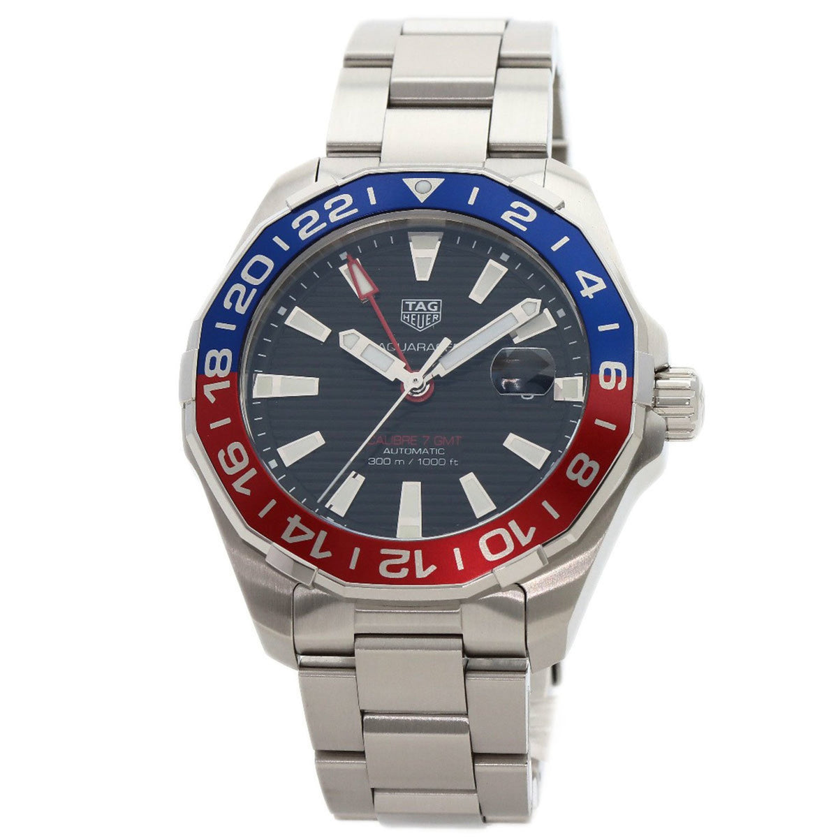 Gebrauchte TAG Heuer WAY201F.BA0927 Aquaracer Calibre 7 GMT Uhr Edelstahl SS Damen HEUER 