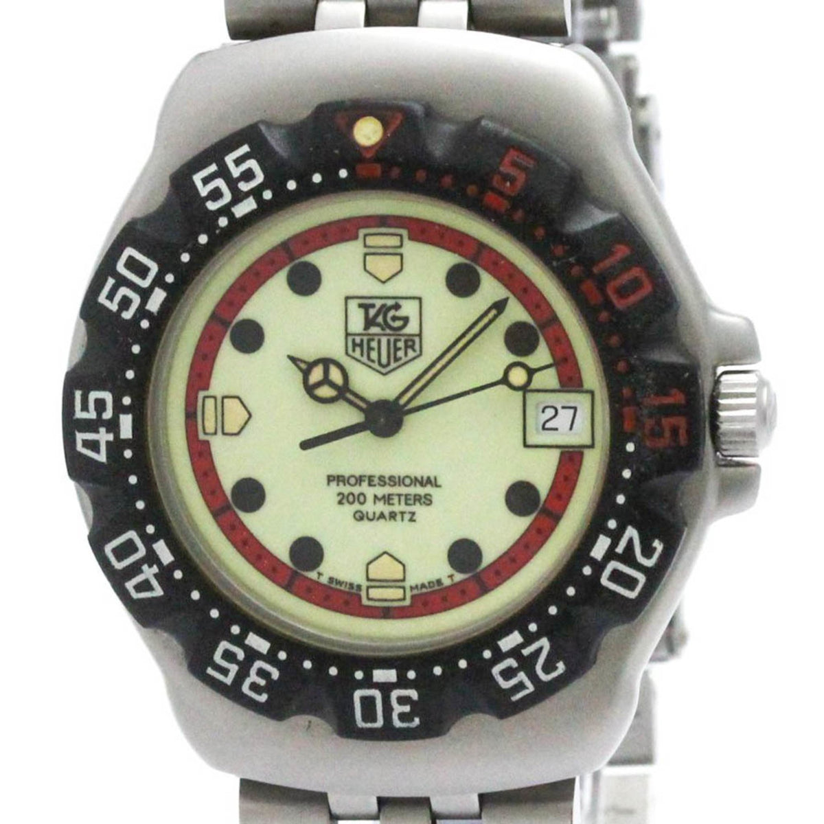 Gebrauchte TAG HEUER Formula 1 Edelstahl-Quarzuhr mittlerer Größe WA1211 