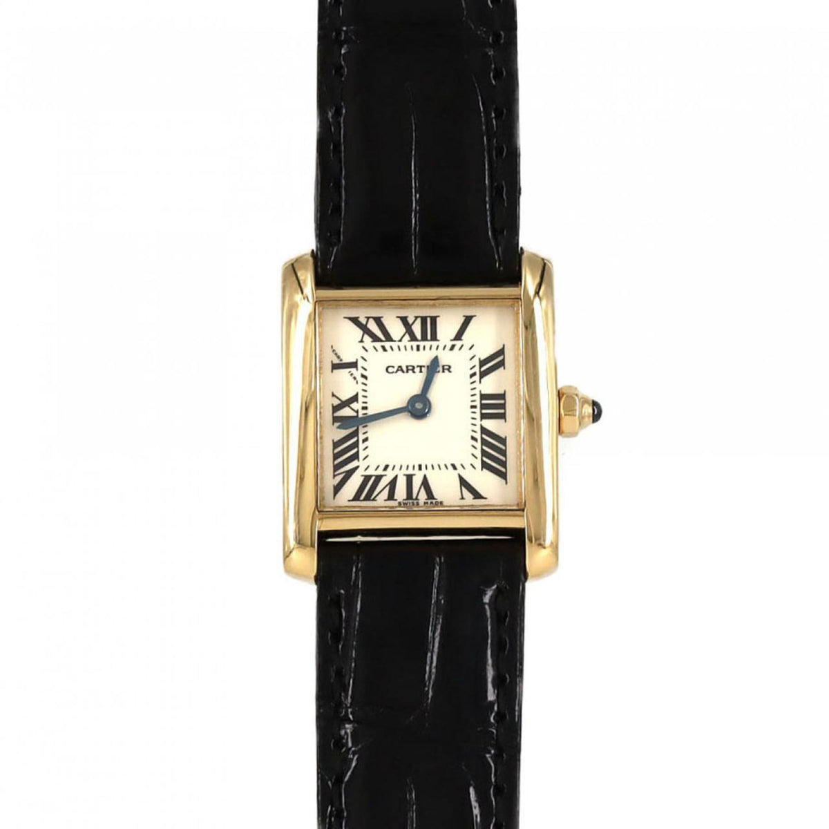 Pre-Owned Cartier Tank Fran?aise SM YG W5000256 Quartz Watch