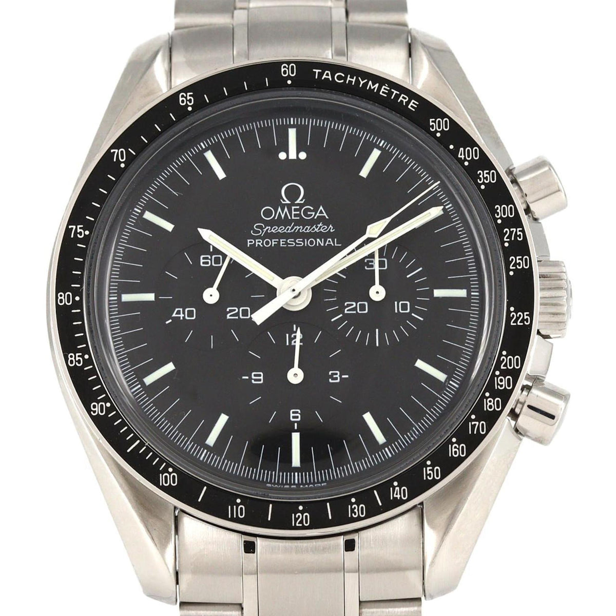 Pre-Owned Omega Speedmaster Pro 3570.50 Stainless Steel Watch, Manual Winding