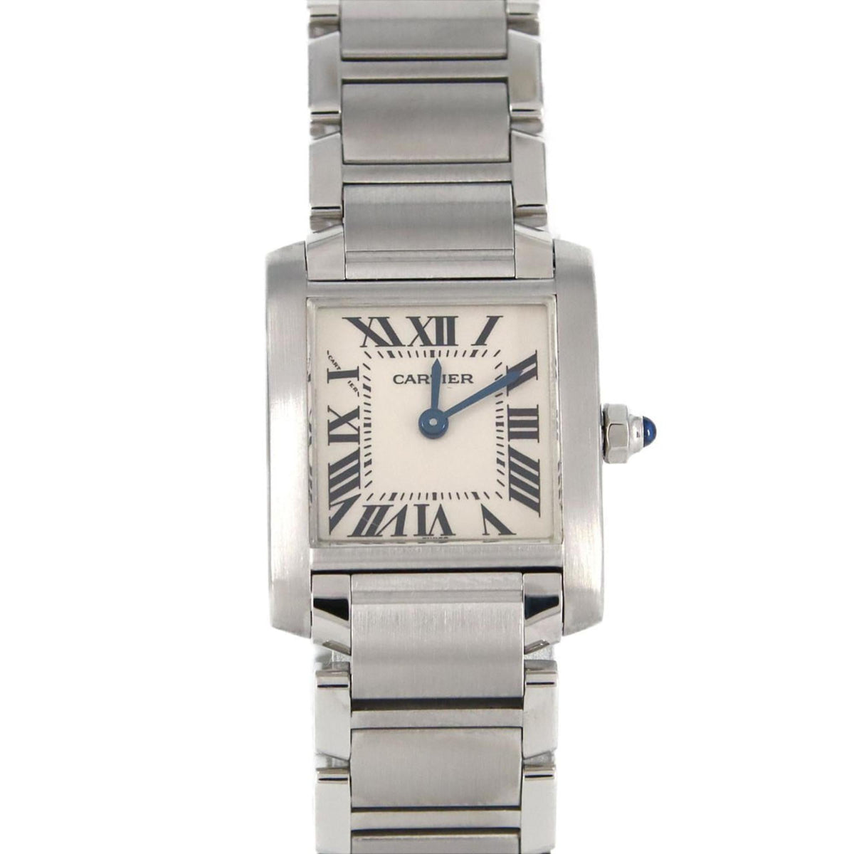 Pre-Owned Cartier Tank Francaise SM W51008Q3 SS Wristwatch Quartz
