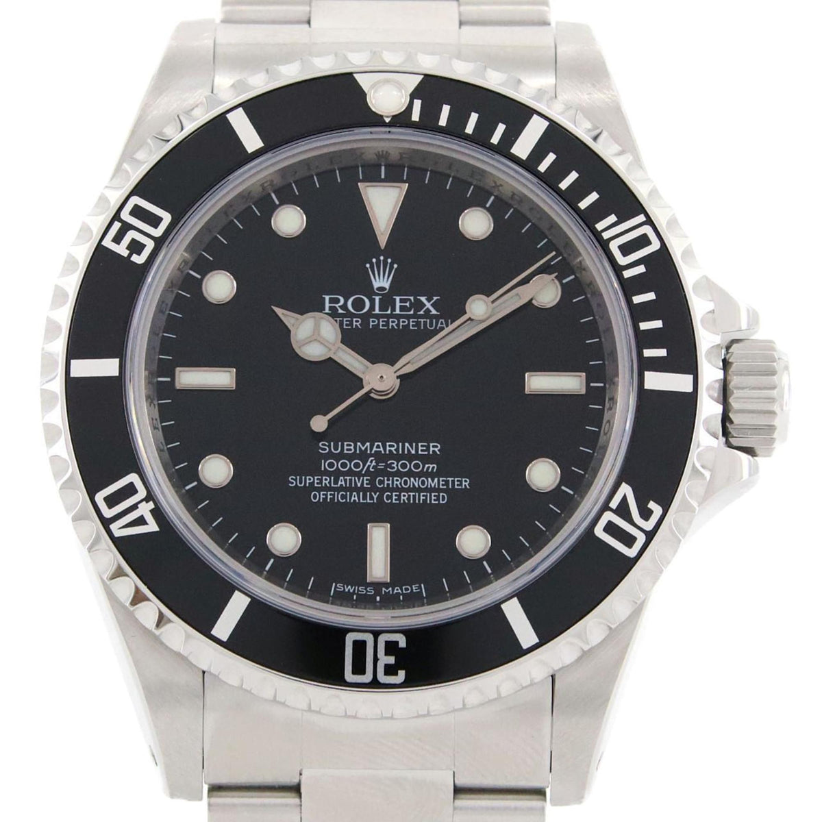 Gebrauchte Rolex Submariner No Date 14060M Edelstahl-Automatikuhr, M-Seriennummer