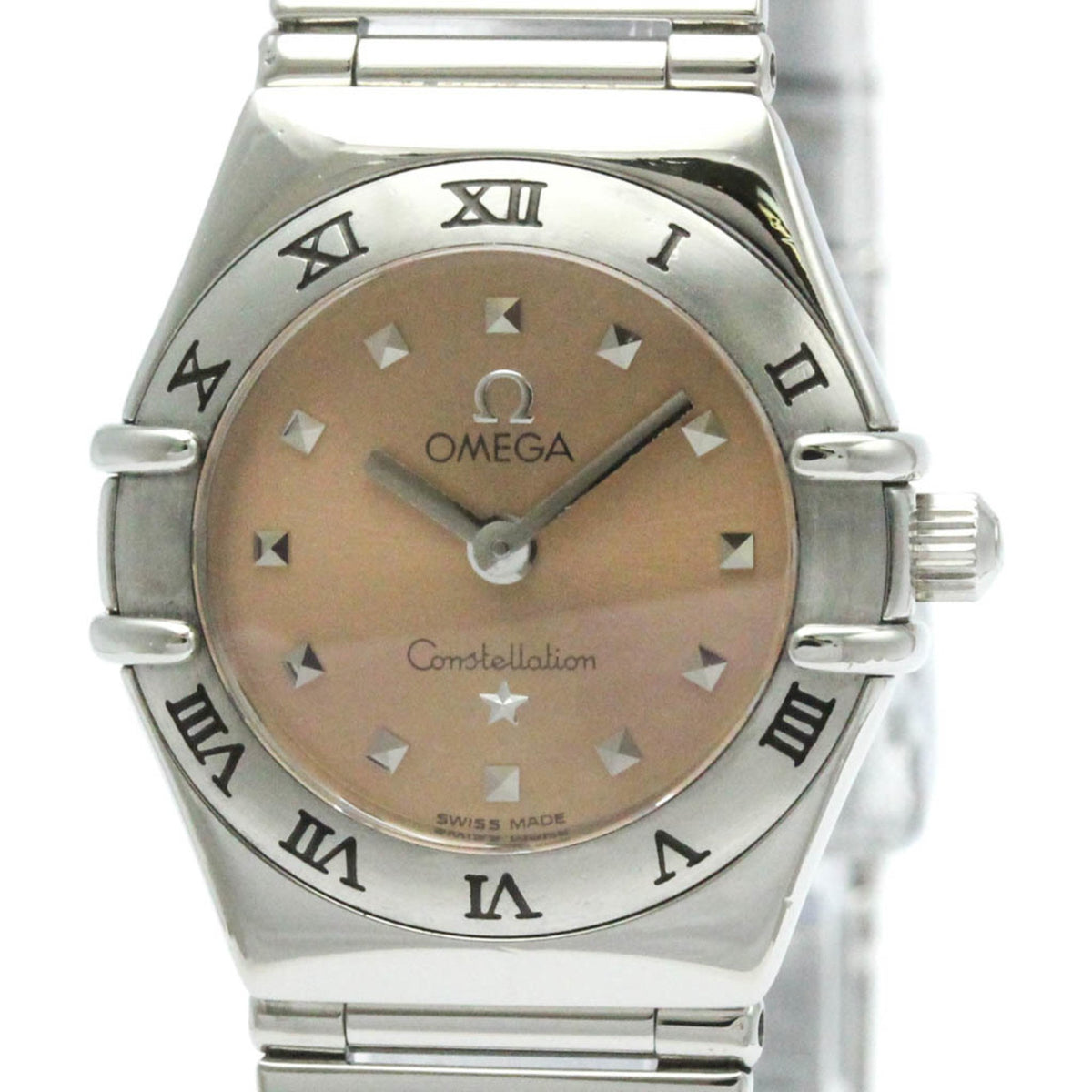 Gebrauchte polierte OMEGA Constellation My Choice Quarz-Damenuhr 1561.61 BF578304 